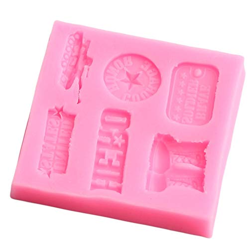 Siliconen Mold Soldaat Cupcake Topper Fondant Mallen DIY Cake Decorating Tools Candy Chocolate Mould-Default - Afbeelding 5