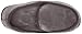 isotoner Men's Microterry Memory Foam Indoor/Outdoor Slip-On Slippers, Charcoal, 11-12