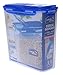 LOCK & LOCK Easy Essentials Food lids (flip-top) / Pantry Storage/Airtight containers, BPA Free, top-16.5 Cup-for Cereal, Clear