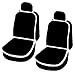 Fia SP87-34 BLACK Custom Fit Front Seat Cover Bucket Seats - Poly-Cotton, (Black)