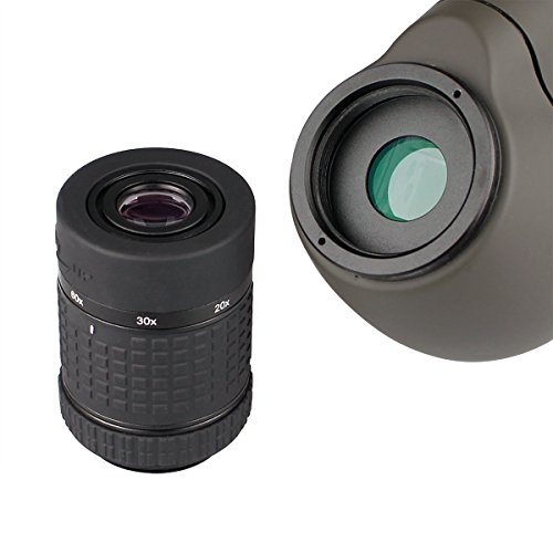 Svbony SV13 20-60x80 Bird Watching Scope with Smartphone Adapter, HD FMC Waterproof Spotting Scope with Carry Bag, Porro Prism Spotting Scope for Sports Shooters Wildlife Scenery