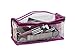 Seya Medium Compact Clear PVC Makeup Bag (Purple)