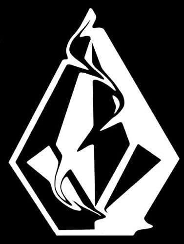 Volcom Smoke WHITE Vinyl Car/Laptop/Window/Wall Decal