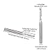 HQMaster 10 Pack End Mill Milling Cutter Router Bits CNC Bits Flute Cutting Engraving Bits Tungsten Steel