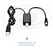 Homasy Upgraded 50 Miles Amplified Indoor HDTV Antenna, 10ft Coax Cable Digtial TV Antenna with Detachable Signal Amplifier Booster for The Highest Performance, Black