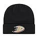 NHL Anaheim Ducks OTS Raised Cuff Knit Cap, Black, One Size