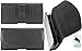 VOTEC Premium Cell Phone Dual Case Pouch Double Decker Fits Two iPhone 8, 7, 6, 6S with No Case (Each Phone Measuring 140 x 70 x 10mm or Less)