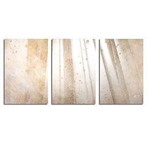 Canvas Wall Art Abstract Vintage Style Painting Artwork for Home Prints Framed - 16"x24" x 3 Panels