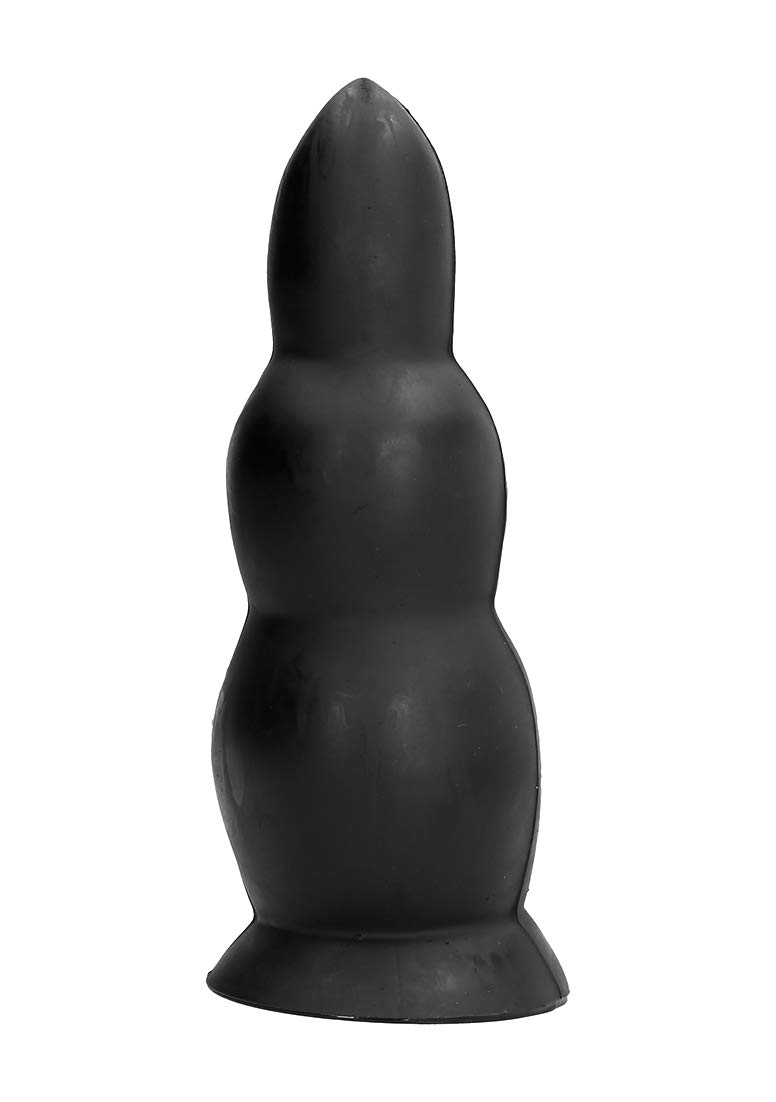 All Black Dildo, 23 cm, Black