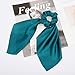11 pcs Fashion women lovely printed ribbon hair scrunchies cute gum Neckerchief Elegant Lady Scarves