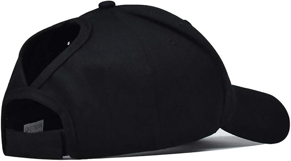 Adjustable Ponytail Top Hats for Women Baseball Caps Women Sports Hats Glitter Messy High Bun Hats Cotton Baseball Hats Dad Hat (Black) at  Women’s Clothing store