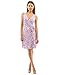 PattyBoutik Women's V Neck Sleeveless Print Dress