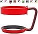 Grivitz® Handle for YETI Rambler, Rtic, Kodiak, SIC, Boss and other 30 oz Tumblers (Red/Black)