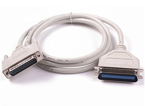 36-Pin CN36 Male to 25Pin DB-25 Male LPT Parallel Printer IEEE1284 Cable
