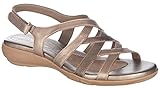Natural Soul by Naturalizer Womens Cadiva Sandals 7.5 Metallic