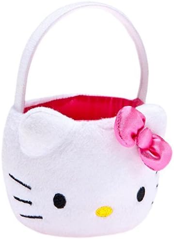 Build a Bear Workshop Hello Kitty White Easter Basket with Bow Sanrio HK Toy