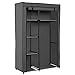 Homebi Clothes Closet Portable Wardrobe Durable Clothes Storage Non-Woven Fabric Wardrobe Storage Organizer with Hanging Rod and 6 Shelves,41.73