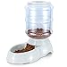 Flexzion Gravity Pet Feeder Food Dispenser (6-12 lb Size) Automatic Replenish Dry Food Storage Container Bowl for Small Medium Breed Dog Cat Animal Feeding Watering Fountain Supplies