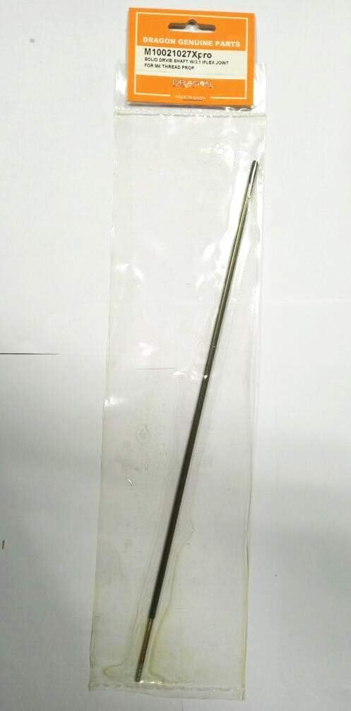 Hockus Accessories Dragon Hobby Shark II BRUSHLESS 650EP 4mm Solid DRVIE Shaft W/3.18 Flex Joint for M4 Threat Prop M10021027Xpro