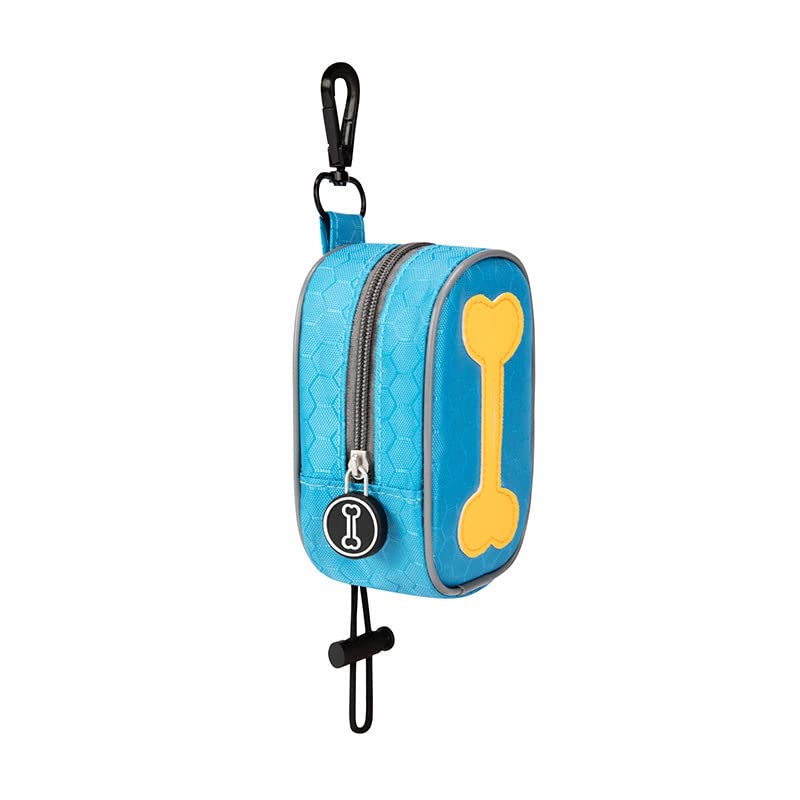 Yutry&lyin Dog Poop Bag Holder, Hands-Free Clip Shovelling Special Waste Bag Pet Waste Bag Dispenser (Dog Bag Not Included) (Blue)