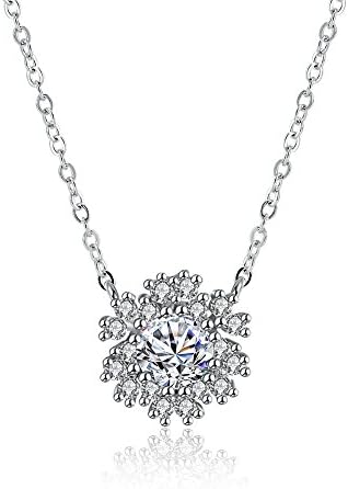 Sterling Silver Snowflake Pendent Necklace