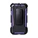 Iphone 6 Case, Aceguarder® New Hot [Shockproof] [Light Weight] [Rainproof] Extreme Duty Screen Protector Cover Case with Stand for Iphone 6 4.7 Inch (Black/purple)