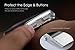 bayite Tup Case Compatible Fitbit Ionic, Rugged Protector Cover Protective Frame Shock Resistant Shell, Crystal Clear