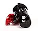 whistlekick Pair Martial Arts Gloves, Stealth, Black (Adult, Large) with Industry Leading Warranty-Karate Gear/Taekwondo Sparring Gear Set