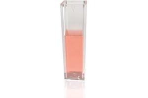 MUHWA Disposable Plastic Cuvette 4.5ML Polystyrene Cuvette Pack of 100