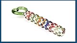 D&L multicolored sexy crystal glass stick