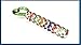 D&L multicolored sexy crystal glass stick