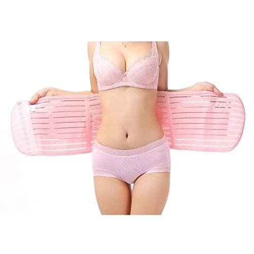 Healthcom Women's Waist Trimmer Belt Abdominal Binder Comfortable Elastic Postpartum Abdomen Recovery Belt Maternity Supports Belt Shaper Slimer Wrapper(Size:XL)