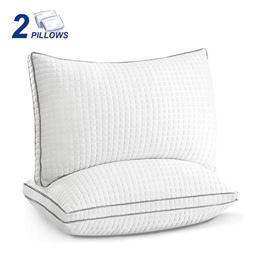 JOLLYVOGUE King Size Pillows Set of 2,Luxury Hotel Down Alternative