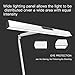 YOUKOYI A509 LED Swing Arm Architect Desk Lamp Clamp, Drafting Table Lamp for Reading/Working (2 Lighting Modes, 4-Level Dimmable, Eye Caring)-Silver