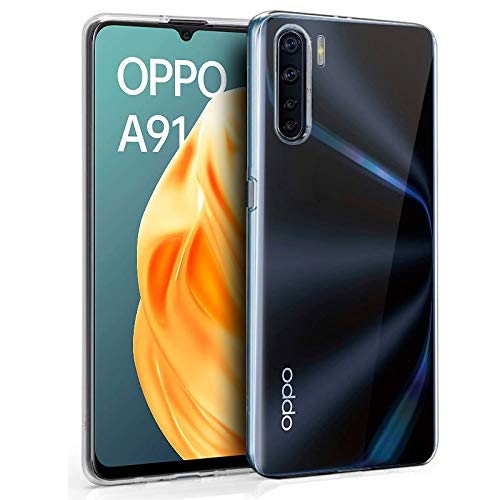 COOL SMARTPHONES & TABLETS ACCESSORIES Silicone Case for Oppo A91 Transparent