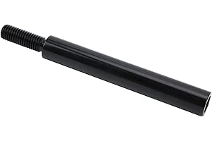 Shift Knob Extension, 4in Shift Knob Extension Manual Gear Shifter Extender Lever M10x1.5 Black Universal