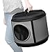 K&H Pet Products Mod Capsule Pet Carrier and Shelter Gray/Black 17 X 17 X 15.5 Inches