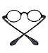 Agstum Retro Small Round Optical Non-Prescription Eyeglass Frame Clear Lens A3020