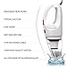 Car Vacuum Cleaner by FORTEM (120W) - DC 12 Volt Handheld Portable Heavy Duty Design - 15 Foot Power Cord - 2 HEPA Washable Filters - 2 Attachments - Carry Bag