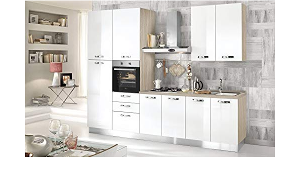 Cocina completa – Lado izq. 300 x 60 x 240 h - Incluye ...