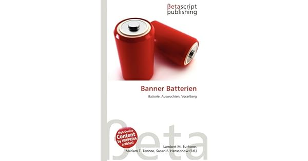 Banner Batterien Livros Na Amazon Brasil 9786136004792