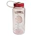 Nalgene Wide Mouth Water Bottle, 1-Pint, Clear Pink
