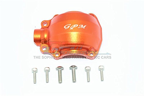 Traxxas Unlimited Desert Racer 4X4 (#85076-4) Upgrade Parts Aluminum Front Gear Box Cover - 1Pc Set Orange