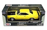 Motor Max New 1:24 W/B American Classics Collection - Yellow 1969 Dodge Coronet Super BEE Diecast Model Car
