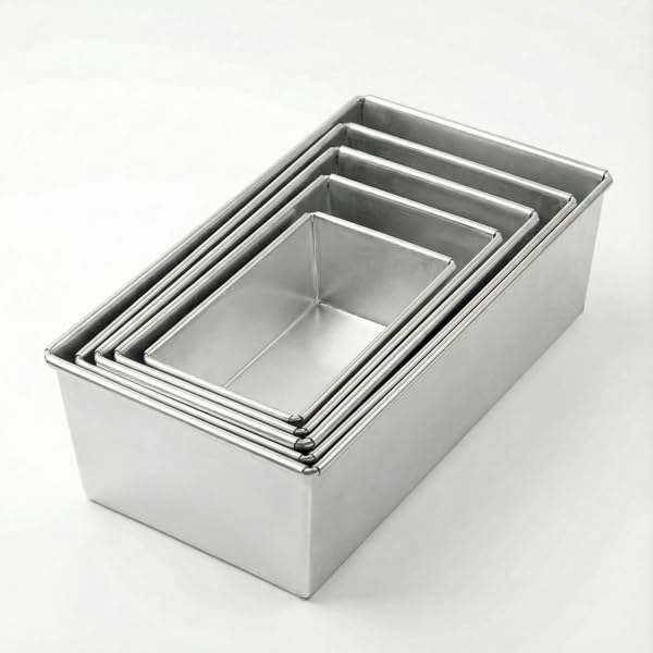 EUROTINS Bread Loaf Pan Baking Tin Professional Bakeware - (Set of 5)
