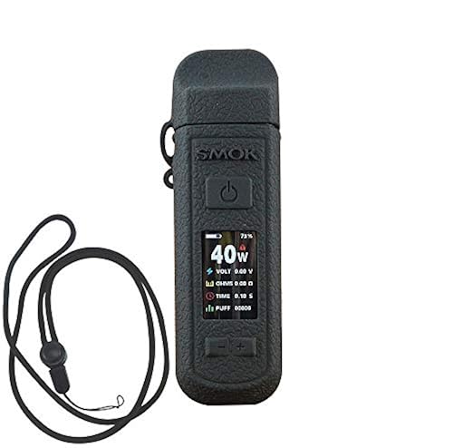 DSC-Mart Silicone Cover for Smok RPM 2 Case Sleeve Skin Wrap with Lanyard  (Black) in Kenya