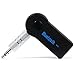 Universal Bluetooth Transmitter Car Kit Handsfree 3.5mm Streaming Car A2DP Wireless AUX Audio Music Receiver Adapter with Microphone for iPhone iOS Android Cell Phones
