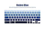 Keyboard Cover for Acer Chromebook R 11 CB5-132T CB3-131, Acer Chromebook R 13 CB5-312T, Acer Chromebook 14 CB3-431 CP5-471, Acer Chromebook 15 CB3-531 CB5-571 C910 US Layout, Ombre Blue