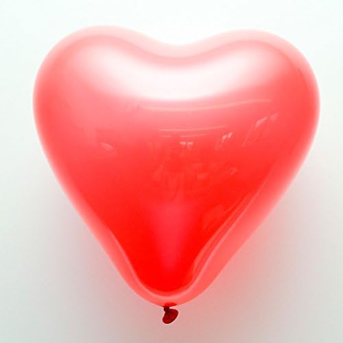 Puffin Balloons Heart Red 10 pack WITH EVERY ORDER