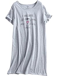 PNAEONG - Camisa de manga corta de algodón para mujer, diseño casual